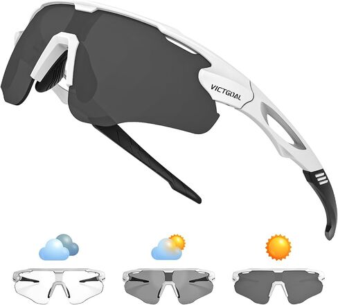 VICTGOAL Cycling Glasses Photochromic Sunglasses for Men Women TR90 Frame Glasses with UV Protection MTB Glasses for Cycling in Saudi Arabia