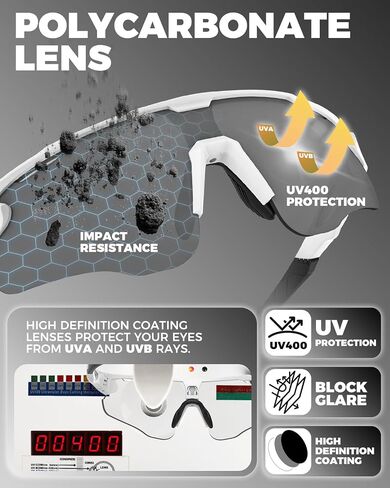VICTGOAL Cycling Glasses Photochromic Sunglasses for Men Women TR90 Frame Glasses with UV Protection MTB Glasses for Cycling in Saudi Arabia