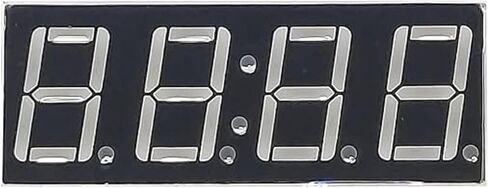 شاشة رقمية بأربعة أرقام 0.56 بوصة وسبعة قطاعات و12 دبوسًا، LED أحمر كاثود مشترك - 6 قطع in Kuwait