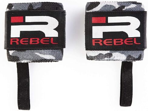 Iron Rebel Wrist Wraps - Lift Safely and Improve Performance with Wrist Support for Powerlifting, Bodybuilding or Training - for Men and Women (Pair) in Saudi Arabia