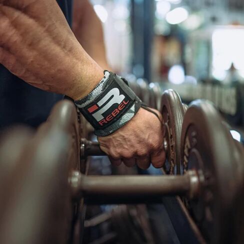 Iron Rebel Wrist Wraps - Lift Safely and Improve Performance with Wrist Support for Powerlifting, Bodybuilding or Training - for Men and Women (Pair) in Saudi Arabia