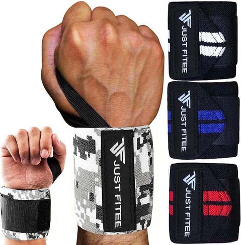 Weightlifting Gym Training wrist wraps 18'' Premium Quality gym Powerlifting, Bodybuilding, Weight Lifting Wrist wraps in Saudi Arabia