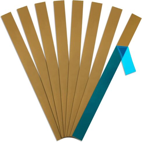 تشكيلة مخزون الرقائق النحاسية - 12 بوصة × 1 بوصة × 0.016 بوصة، 8 قطع من ألواح النحاس in Kuwait