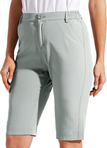 Willit Women's 13" Hiking Shorts Cargo Golf Long Shorts Quick Dry Lightweight Outdoor Active Knee Length Shorts in Saudi Arabia