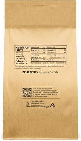 Pure Original Ingredients Potassium Sorbate (1 lb) Homebrewing & Winemaking, Food Grade Additive & Preservative in Saudi Arabia