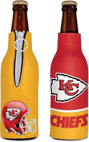 مبرد زجاجات WinCraft NFL Kansas City Chiefs، ألوان الفريق، مقاس واحد in Saudi Arabia