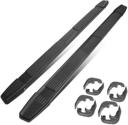 DNA MOTORING STEPB-GBP-002 3 Inches Wide Stainless Steel Side Step Nerf Bar Running Boards Compatible with 07-18 Silverado 1500/2500HD in Kuwait