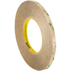 3M - 9495LE 0.5" x 60yd 9495LE Adhesive Transfer Tape - 0.5 in. x 180 ft. Double Coated Polyester Tape Roll with 300LSE Laminating Adhesive. Sealants and Adhesives, Transparent