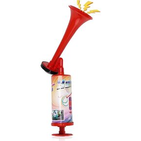 Handheld Air Horn, Super Loud Noisemakers Bear Horn Self Defense Reusable Air Pump Horns Sports and Marine Signal Safety Alarm Horn for Boating, Sports Events, Graduation, Birthday Parties