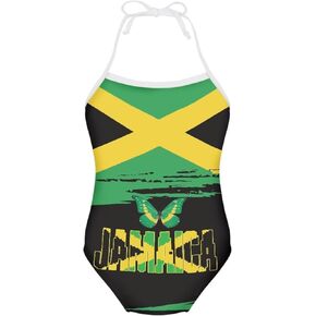 HUGS IDEA Toddler Kids Girls One Piece Swimsuit Regular Fit Sleeveless Bathing Suit with Bikini Botton