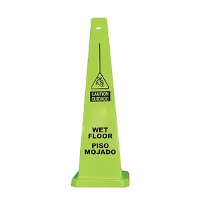 Cortina Lamba 36" Cone, "Safety First" 03-600-04, Yellow
