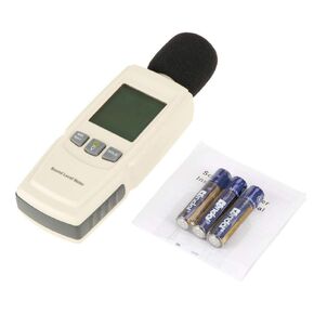 Noise Tester, GM1352 Portable Digital LCD Sound Level Meter Noise Tester Range from 30dB to 130dB Decibels Electrical Test Tools Noise Tester