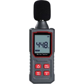 Decibel Meter Sound Level Reader 30-130dB Handheld Sound Level Meter SPL Meter with Capacitive Microphone Sensor HD Backlight Display Portable db Meter Decibel Monitoring Tester