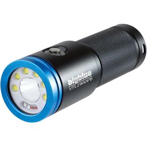 Bigblue VTL2900PB 2900 Lumens Dual Mode Dive Light with Blue Light Mode