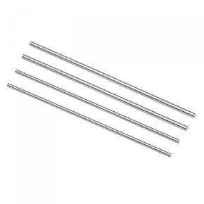 uxcell Round Steel Rod Set, 3mmx150mm 4mmx150mm HSS Lathe Bar Stock Tool, for Shaft Gear Drill Lathes Boring Machine Turning Miniature Axle Pin DIY Craft Tool, 4pcs