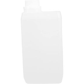 Mobestech Hdpe Side Bottle Empty Plastic Bottles Plastic Gallon Jug 1 Gallon Plastic Jug Plastic Milk Container Large Empty Jug Liquid Glue Plastic Bottles with Lids Storage Bottle White Car
