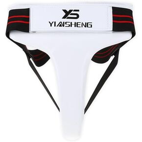 Female Groin Guard,Taekwondo Groin Guard for Martial Arts Boxing Karate Jockstrap Kung Fu Taichi Karate Muay Crotch Protector(M)