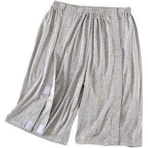 Front Velcro Bedridden Patient Clothing,Patient Shorts,Tear Away Shorts,Soft Cotton Material