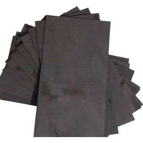 2pcs 3x40x150mm 99.99% Pure Graphite Electrode Rectangle Plate Sheet