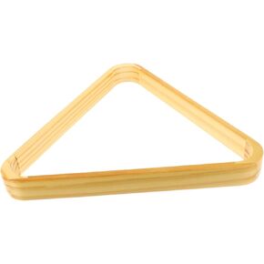 SUPVOX Billiard Frame Snooker Balls Positioning Rack Mini Pool Balls Tripod Rack Triangle Billiard Rack Desk Tripod Snooker Table Retro Style Billiard Rack Wood Bracket Vintage