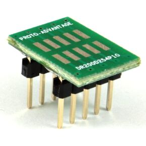 (Qty 2) Proto-Advantage DR200D254P10 Dual Row 2.00mm Pitch 10-Pin to DIP-10 Adapter