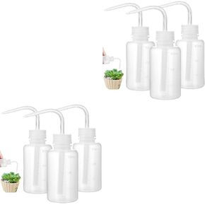 6pcs Laboratory Squeeze Bottles, 150ml/5oz Plastic Safe Cleaning Bottles Spray Bottles Tattoo Bottles for Cleaning Water Tools Plant Irrigation Experimental Tattoo Supplies