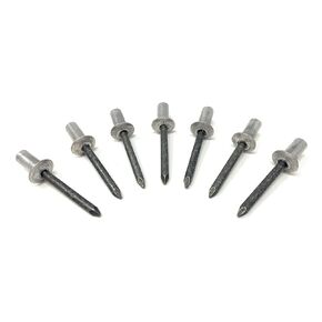Metal Magery 50 Closed End Rivets Aluminum Body Steel Mandrel - Qty: 50 (8-4 1/4" x 1/4" (0.062-.250 Inch Grip Range))