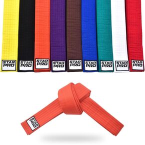 Starpro Martial Arts Belt - Lightweight Design for Karate Judo Taekwondo Training and Competition Belt - 240cm 280cm 320cm