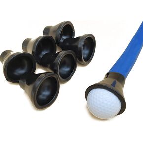 HH-GOLF 6 Pack Golf Ball Picker, Suction Cup Golf Ball Retriever, Golf Ball Pick up for end of Putter