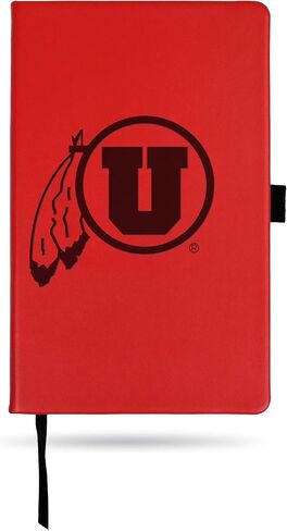 Rico Industries NCAA Utah Utes مفكرة ملونة محفورة بالليزر، 5.25 × 8.25 بوصة in Saudi Arabia
