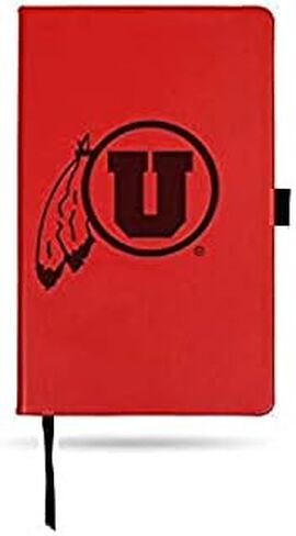 Rico Industries NCAA Utah Utes مفكرة ملونة محفورة بالليزر، 5.25 × 8.25 بوصة in Saudi Arabia