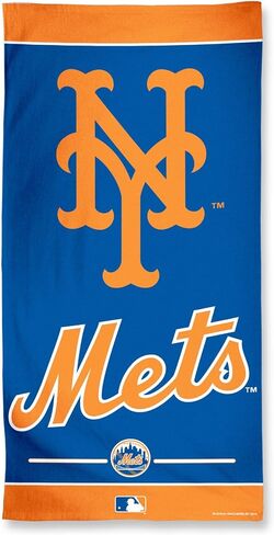 منشفة الشاطئ من الألياف MLB New York Mets، مقاس 30 × 60 بوصة in Saudi Arabia