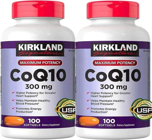 CoQ10 300 مجم، 100 كبسولة هلامية - تساعد في الحفاظ على ضغط الدم الصحي وتعزز إنتاج الطاقة، 100 قطعة (عبوة من قطعة واحدة) in Saudi Arabia