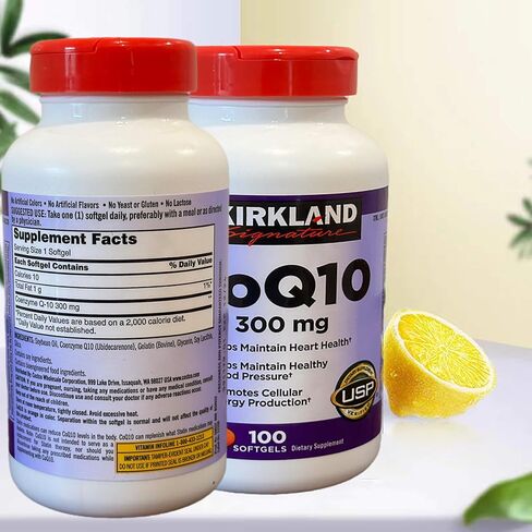 CoQ10 300 مجم، 100 كبسولة هلامية - تساعد في الحفاظ على ضغط الدم الصحي وتعزز إنتاج الطاقة، 100 قطعة (عبوة من قطعة واحدة) in Saudi Arabia