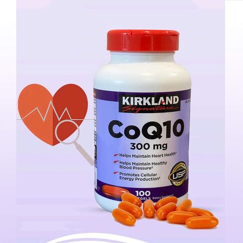 CoQ10 300 مجم، 100 كبسولة هلامية - تساعد في الحفاظ على ضغط الدم الصحي وتعزز إنتاج الطاقة، 100 قطعة (عبوة من قطعة واحدة) in Saudi Arabia
