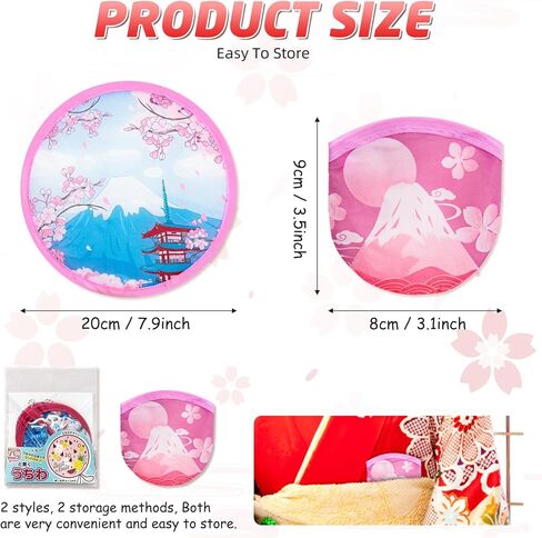 10 عبوات من مروحة اليد القابلة للطي، مروحة قابلة للطي، مروحة قابلة للطي على الطراز الياباني، مراوح يدوية للنساء قابلة للطي، مناسبة كديكور لحفلات الصيف والحفلات على الطراز الياباني in Kuwait