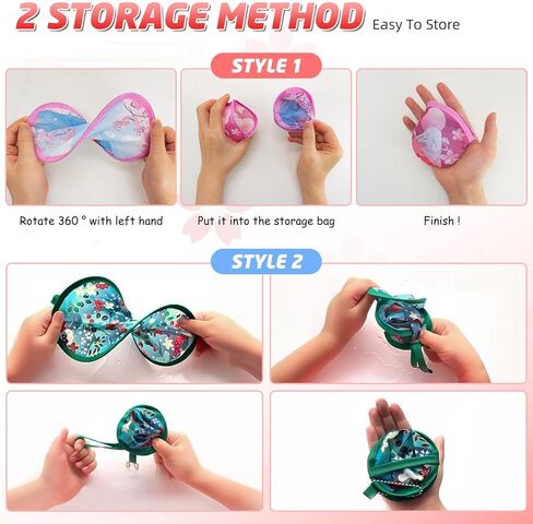 10 عبوات من مروحة اليد القابلة للطي، مروحة قابلة للطي، مروحة قابلة للطي على الطراز الياباني، مراوح يدوية للنساء قابلة للطي، مناسبة كديكور لحفلات الصيف والحفلات على الطراز الياباني in Kuwait