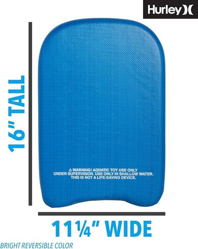 Hurley Swimming Kickboard - Kids Swimming Aid & Training Boogie Board - Learn to Swim Safety Pool Toy for Children (16 Inches) in Saudi Arabia