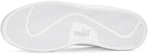 PUMA Men's Smash 3.0 Leather Sneaker, White White Gold, 7.5 in Saudi Arabia