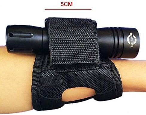 Wolfbeam Easy to Operate Diving Flashlight Fixing Gloves Adjustable Size No Damage to Hand Material. in Saudi Arabia