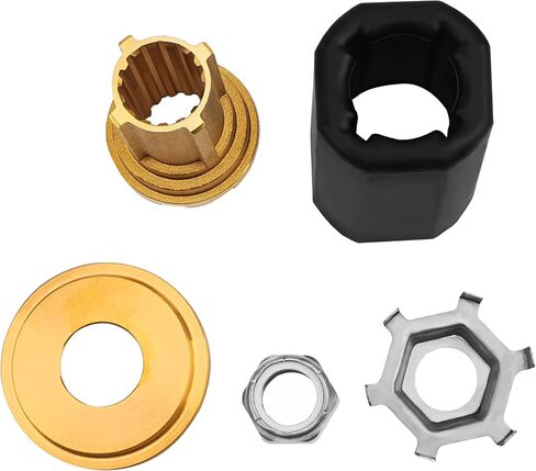HQPASFY Flo-Torq II Hub Kit 835257Q1 Compatible with Mercury Outboard Boat 60-300 HP， Mariner Mercruiser Alpha Bravo One Drives Replace# 835257K1 835257A1 in Saudi Arabia