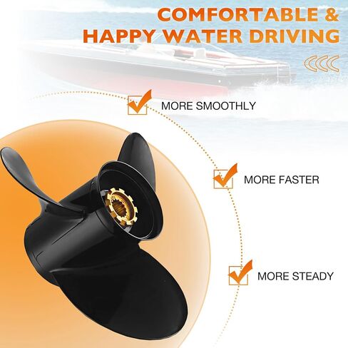 HQPASFY Flo-Torq II Hub Kit 835257Q1 Compatible with Mercury Outboard Boat 60-300 HP， Mariner Mercruiser Alpha Bravo One Drives Replace# 835257K1 835257A1 in Saudi Arabia