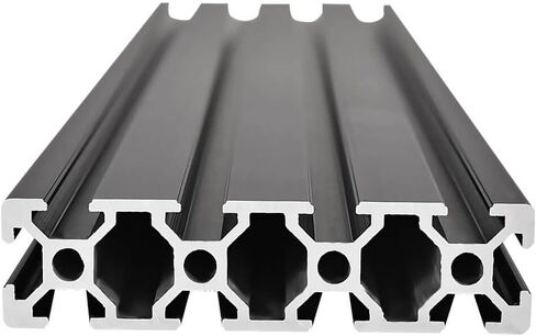 2PCS 20 Series T Slot 2080 Aluminum Extrusion Profile 39.4'',European Standard Anodized Linear Rail for 3D Printer Parts and CNC DIY 1000mm Silver(39.4inch) in Saudi Arabia