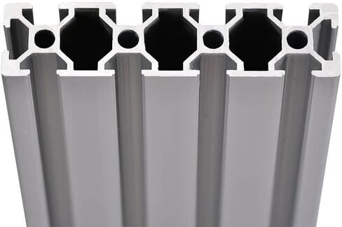 2PCS 20 Series T Slot 2080 Aluminum Extrusion Profile 39.4'',European Standard Anodized Linear Rail for 3D Printer Parts and CNC DIY 1000mm Silver(39.4inch) in Saudi Arabia
