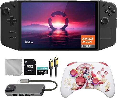 Lenovo Legion Go 2TB SSD Gaming Handheld 8.8-inch Touchscreen 144Hz 2K QHD AMD Ryzen Z1 Extreme Processor, Zero-Kirin Wireless Controller, Hub, 128GB MicroSD Card, 5 Accessories: 6 in 1 Bundle in Saudi Arabia