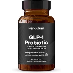 GLP-1 Probiotic - 500M AFU Multi-Strain Probiotic + Prebiotic, Naturally Support GLP-1 Production & Curb Appetite, Delayed Release, Third-Party Tested, for Men & Women (30 Capsules, 1-Pack)