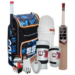 SS Kashmir Willow Full Cricket Kit