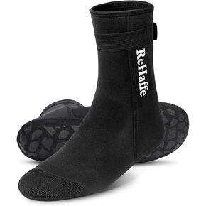 3mm Neoprene Scuba Diving Surf Water Booties Durable Non-Slip Sand Beach Socks for Men Women Kids Sports