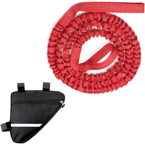 Bike Tow Rope for Kids, MTB & Cycling Stretch Pull Strap For Long Ride Going Uphill,Compatible with Any Bicycle