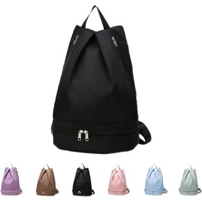 Swimming Bag Dry Wet Separation Female Sports Fitness Bag Waterproof Travel Storage Bag Yoga Bag Travel Backpack